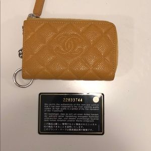 CHANEL Accessories - Chanel card holder with keychain CHANEL Accessories - Chanel card holder with keychain